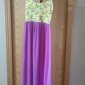 fuschia summer dress